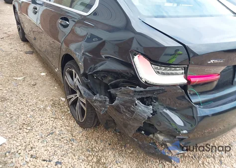 2021 BMW 330I xDrive из США, поврежденный, VIN 3MW5R7J08M8C20109